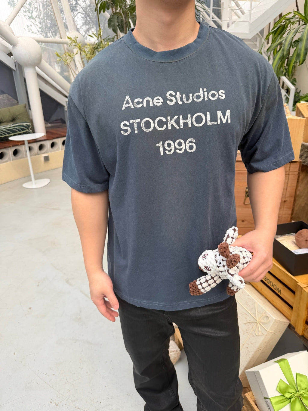 2026 New GS Spray-Printed Distressed Logo Short-Sleeved Shirt (CC928-A15)