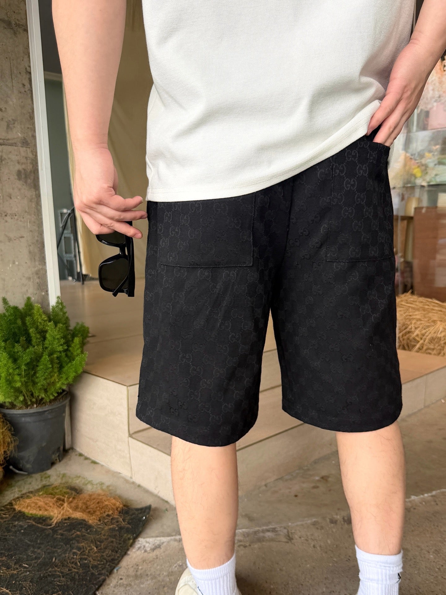 2026 New Arrival GS All-Over Jacquard Print Shorts (AA578-A80)