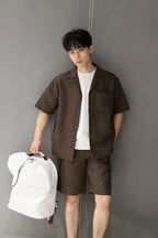 2026 New Arrival GS All-Over Jacquard Print Shorts (AA578-A80)