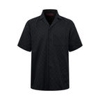 2026 New Arrival GS All-over Jacquard Print Short-sleeved Shirt (AA579-A90)
