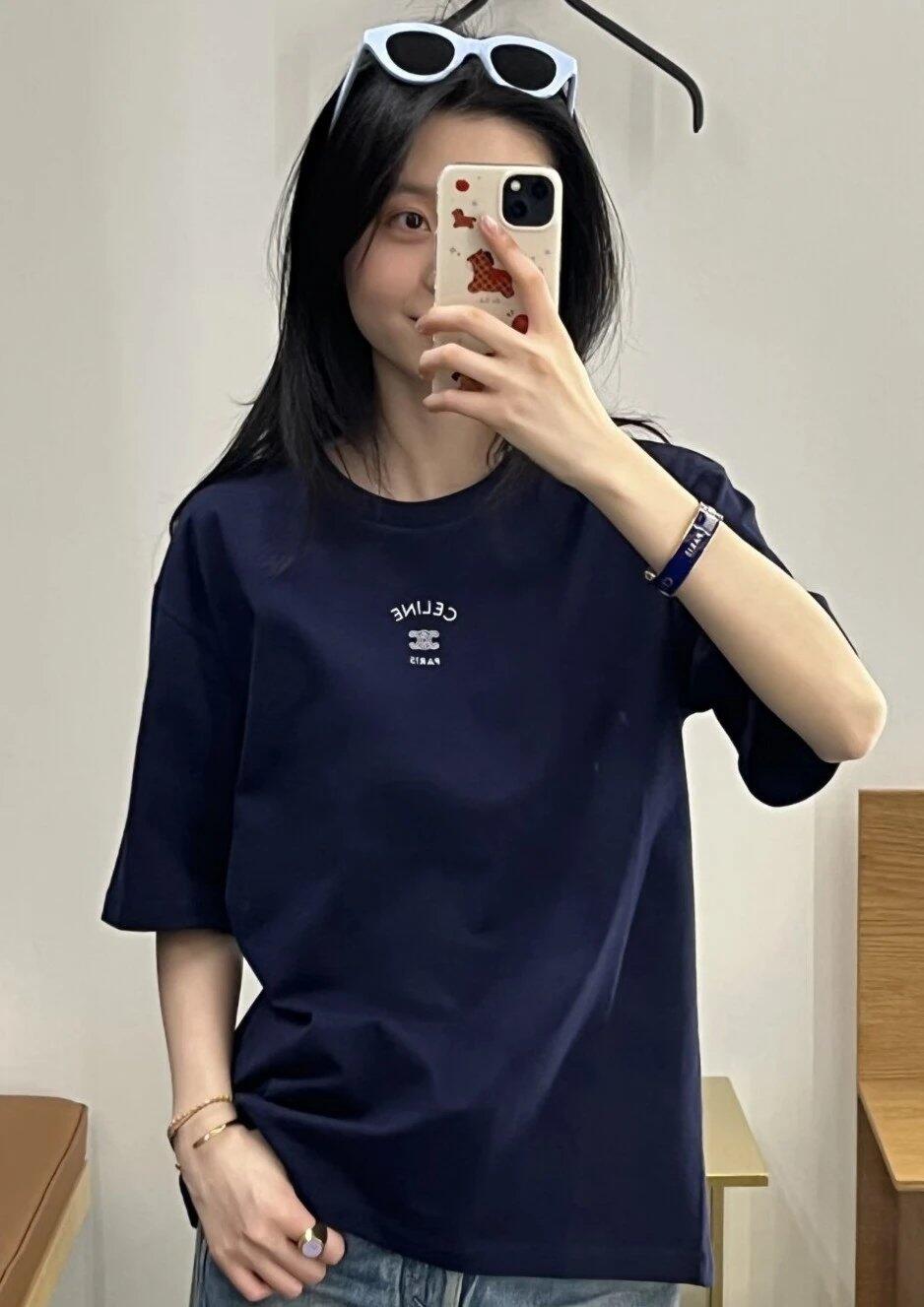 2026 Women’s GS Logo Embroidered Short-Sleeved T-Shirt (EE406)