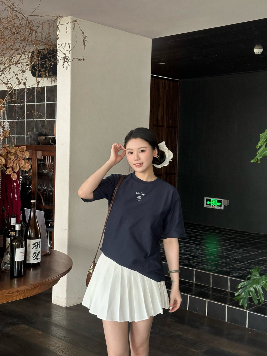 2026 Women’s GS Logo Embroidered Short-Sleeved T-Shirt (EE406)