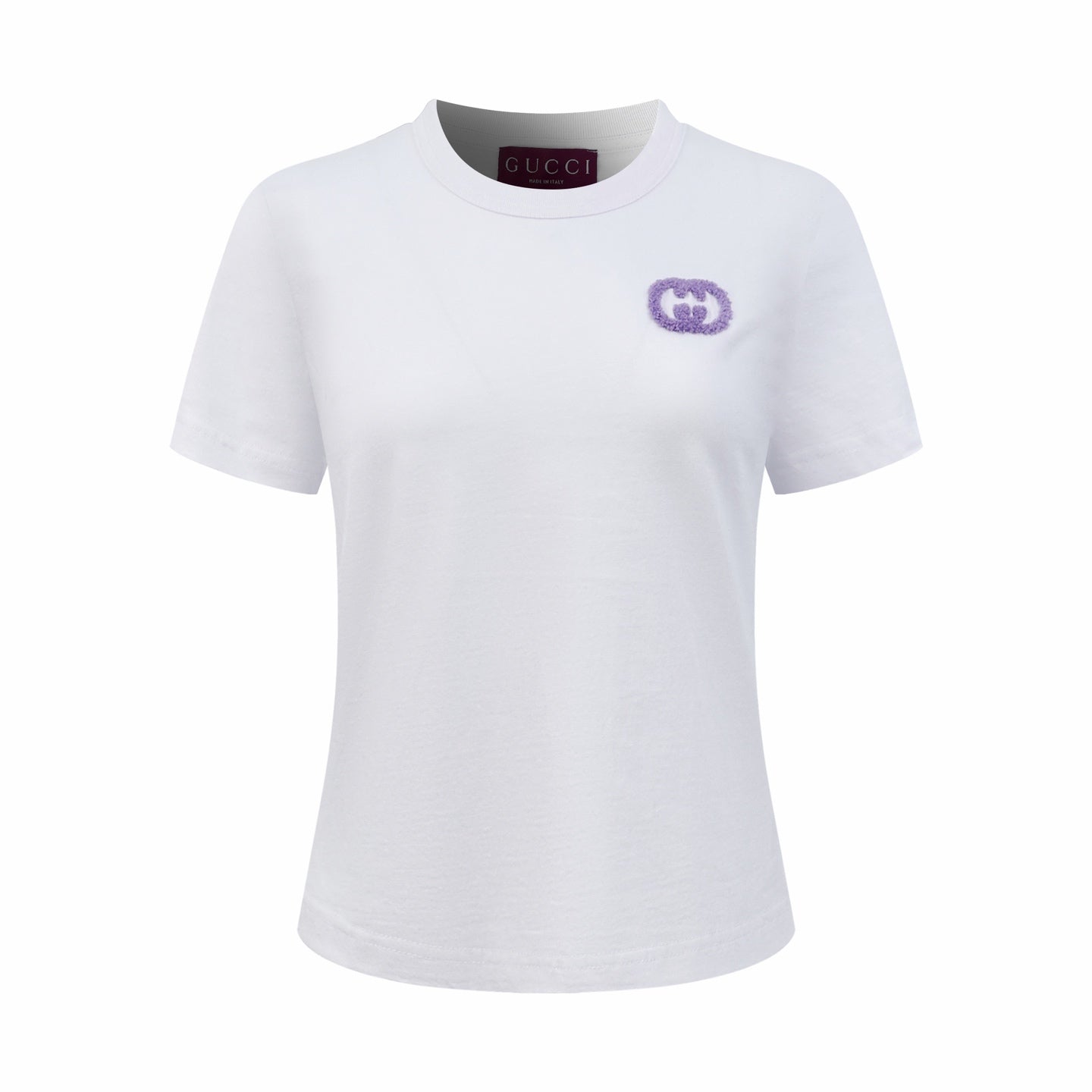 2026 Women’s GS Embellished Interlocking Short-Sleeved Top (DD107)
