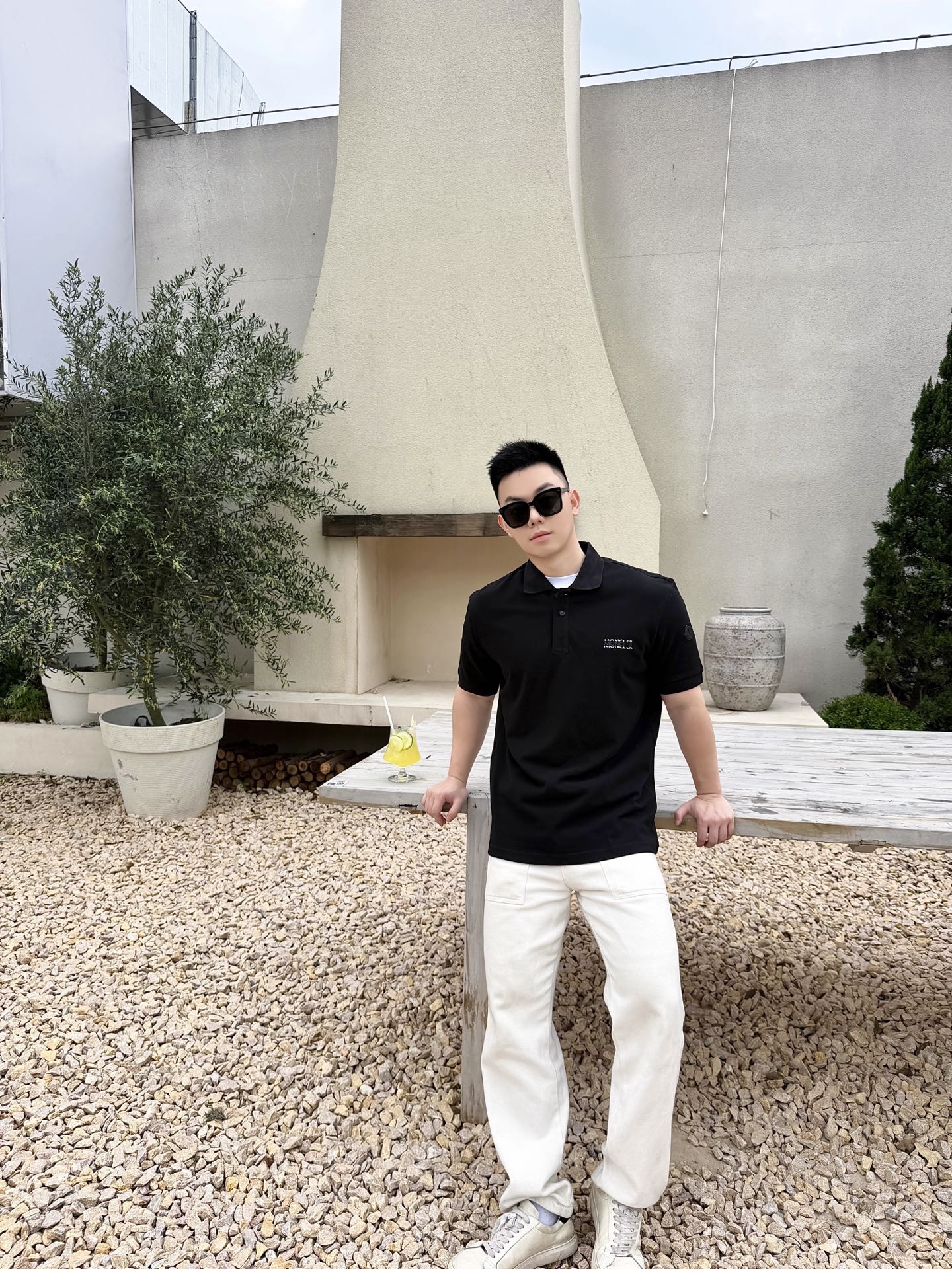 2026 New GS Logo Print Polo Shirt (BB758-A40)