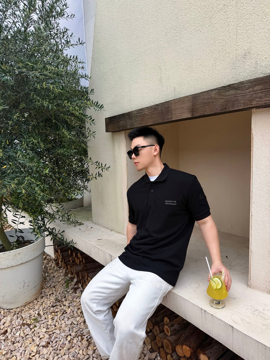 2026 New GS Logo Print Polo Shirt (BB758-A40)