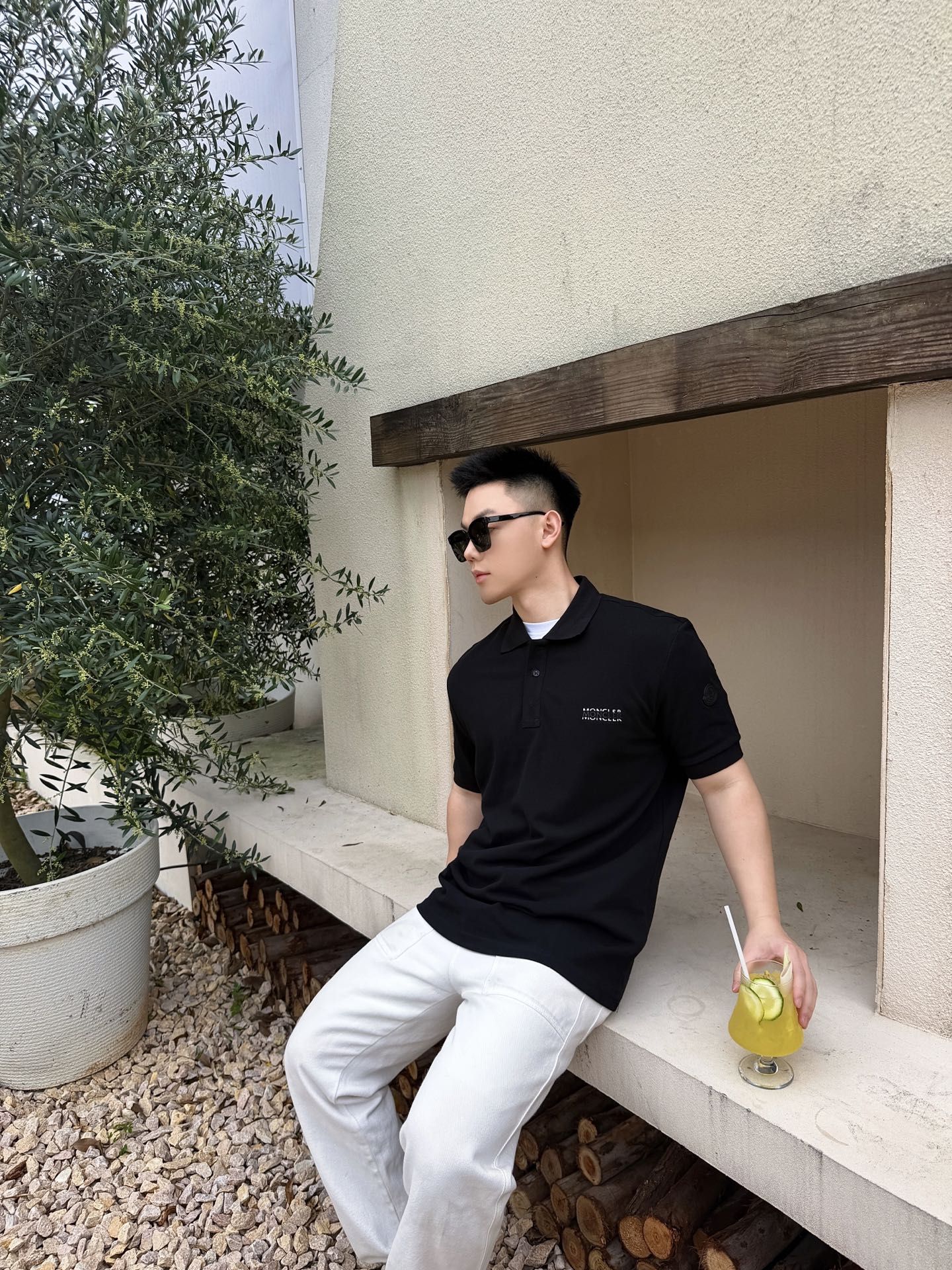 2026 New GS Logo Print Polo Shirt (BB758-A40)