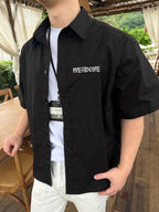 2026 New GS Logo Rhinestone Short-Sleeved Shirt (AA610-A55)
