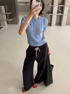 2026 Women’s GS Embroidered Casual Trousers  (FF727)