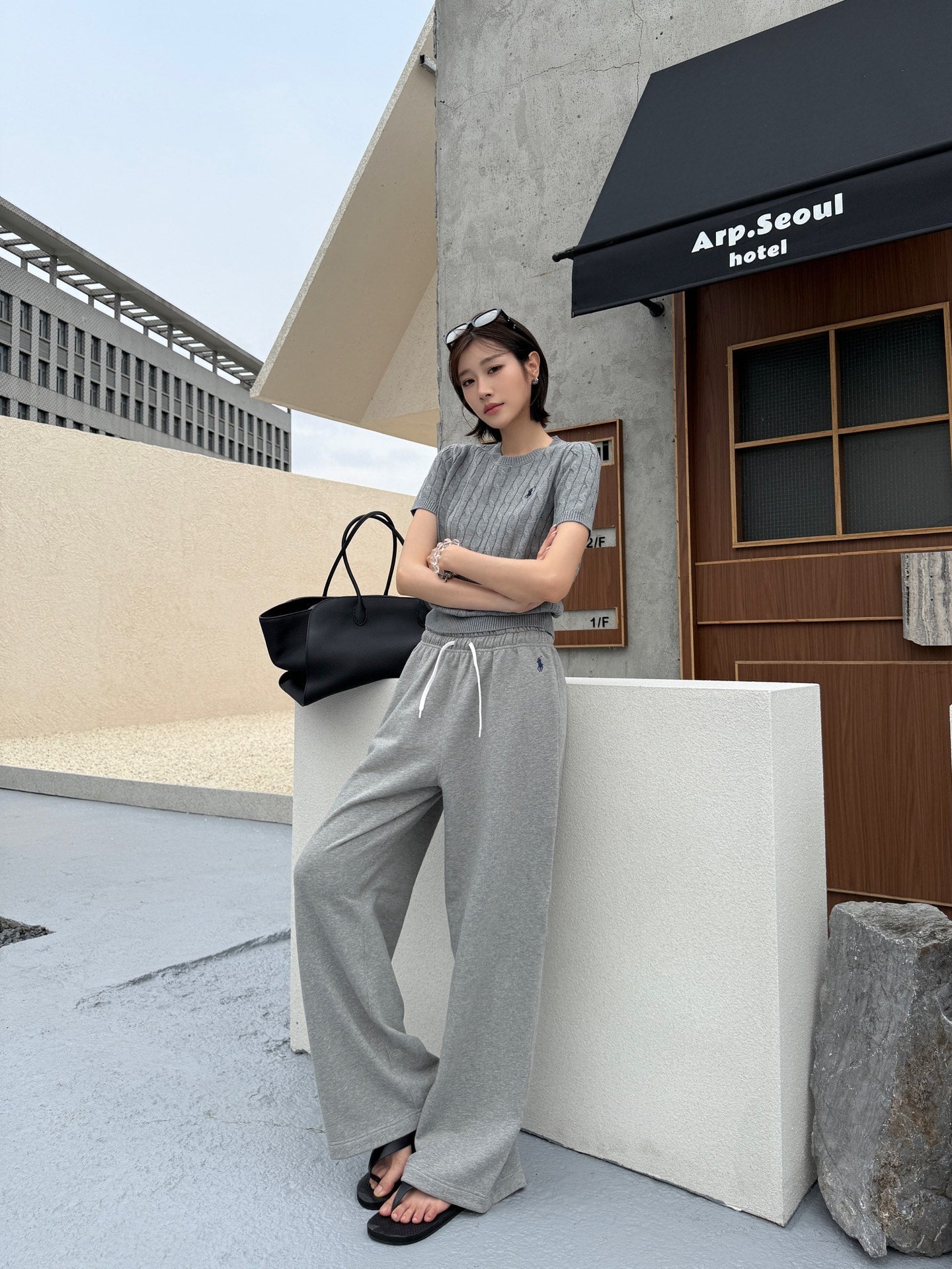 2026 Women’s GS Embroidered Casual Trousers  (FF727)