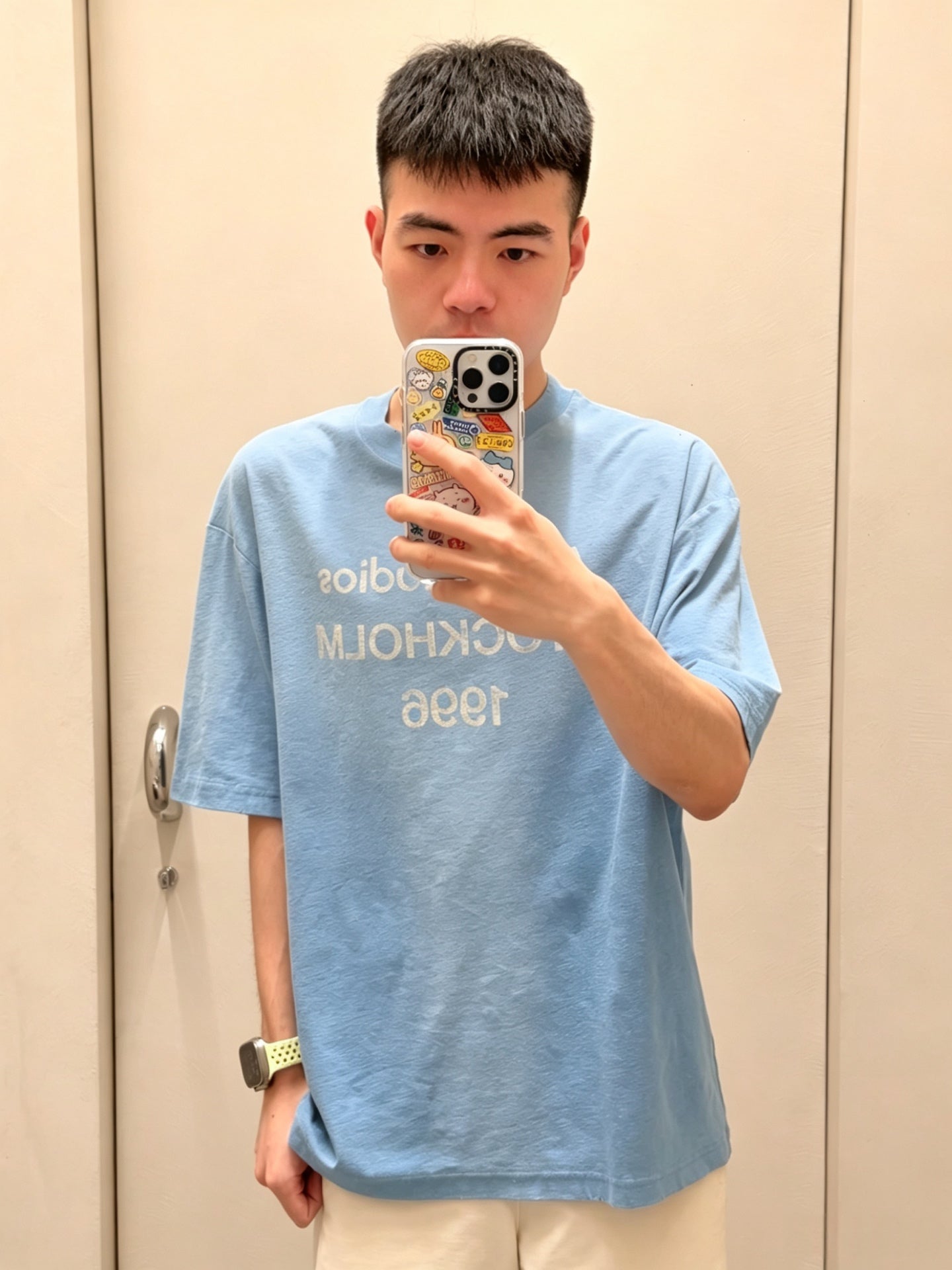2026 New GS Spray-Printed Distressed Logo Short-Sleeved Shirt (CC928-A15)