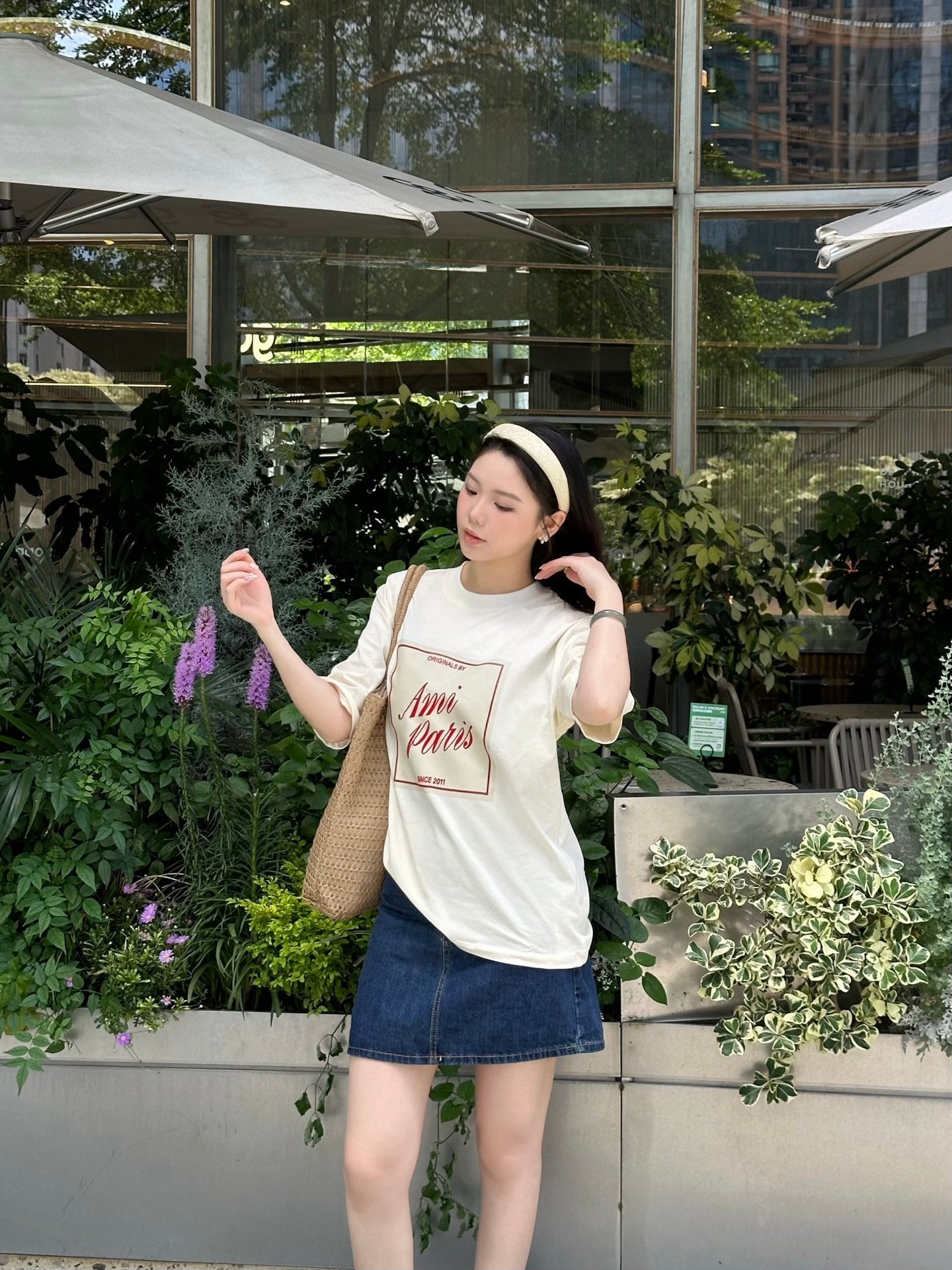 2026 Women’s GS  Retro Print Short-Sleeved T-Shirt (EE421)