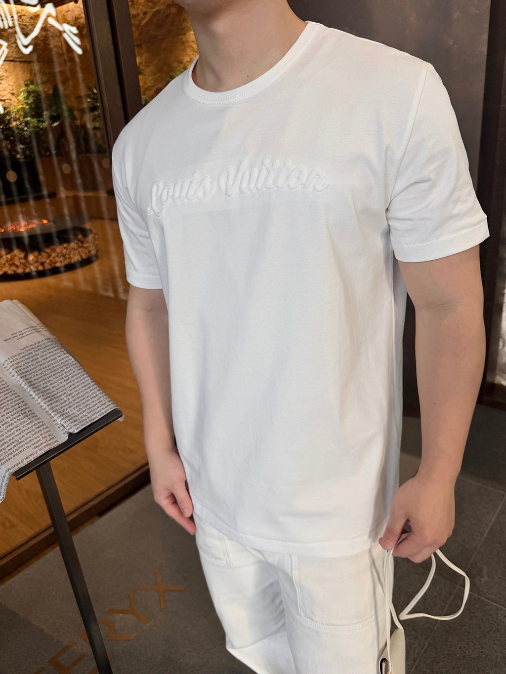 2026 New GS Logo Embroidered Short-Sleeved T-Shirt (BB837-A15)