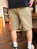 2026 New GS Embroidered Check Ribbon Shorts (BB831-A50)