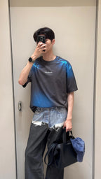 2026 New GS Optical Illusion Stripe Print Jeans (CC962-C05)