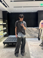 2026 New GS Optical Illusion Stripe Print Jeans (CC962-C05)