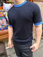 2026 New GS Short-Sleeved Sweater with Triangle Logo (AA569-A50)