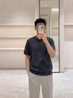 2026 New GS Short-Sleeved Sweater with Triangle Logo (AA569-A50)