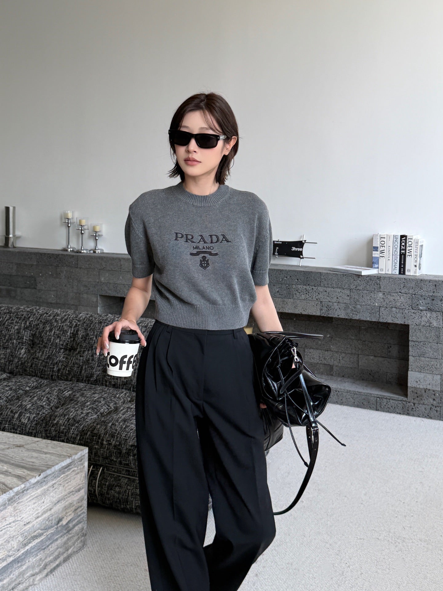 2026 Women’s GS Embroidered Cropped Jumper (FF734)