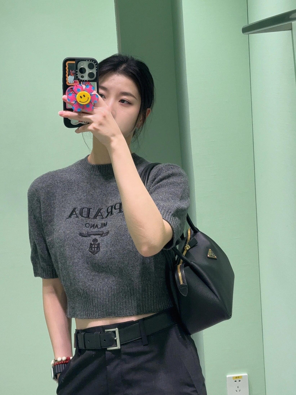 2026 Women’s GS Embroidered Cropped Jumper (FF734)