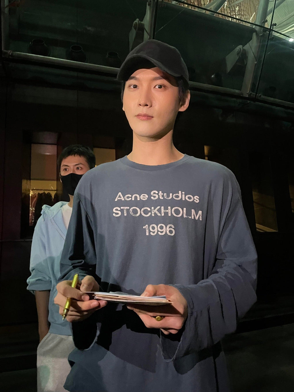 2026 New GS Long-Sleeved T-Shirt with Distressed Printed Logo (CC975-A40)