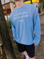 2026 New GS Long-Sleeved T-Shirt with Distressed Printed Logo (CC975-A40)