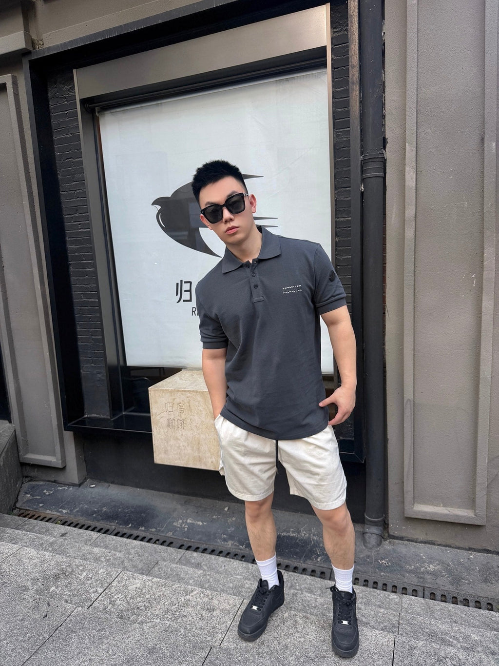 2026 New GS Logo Print Polo Shirt (BB758-A40)