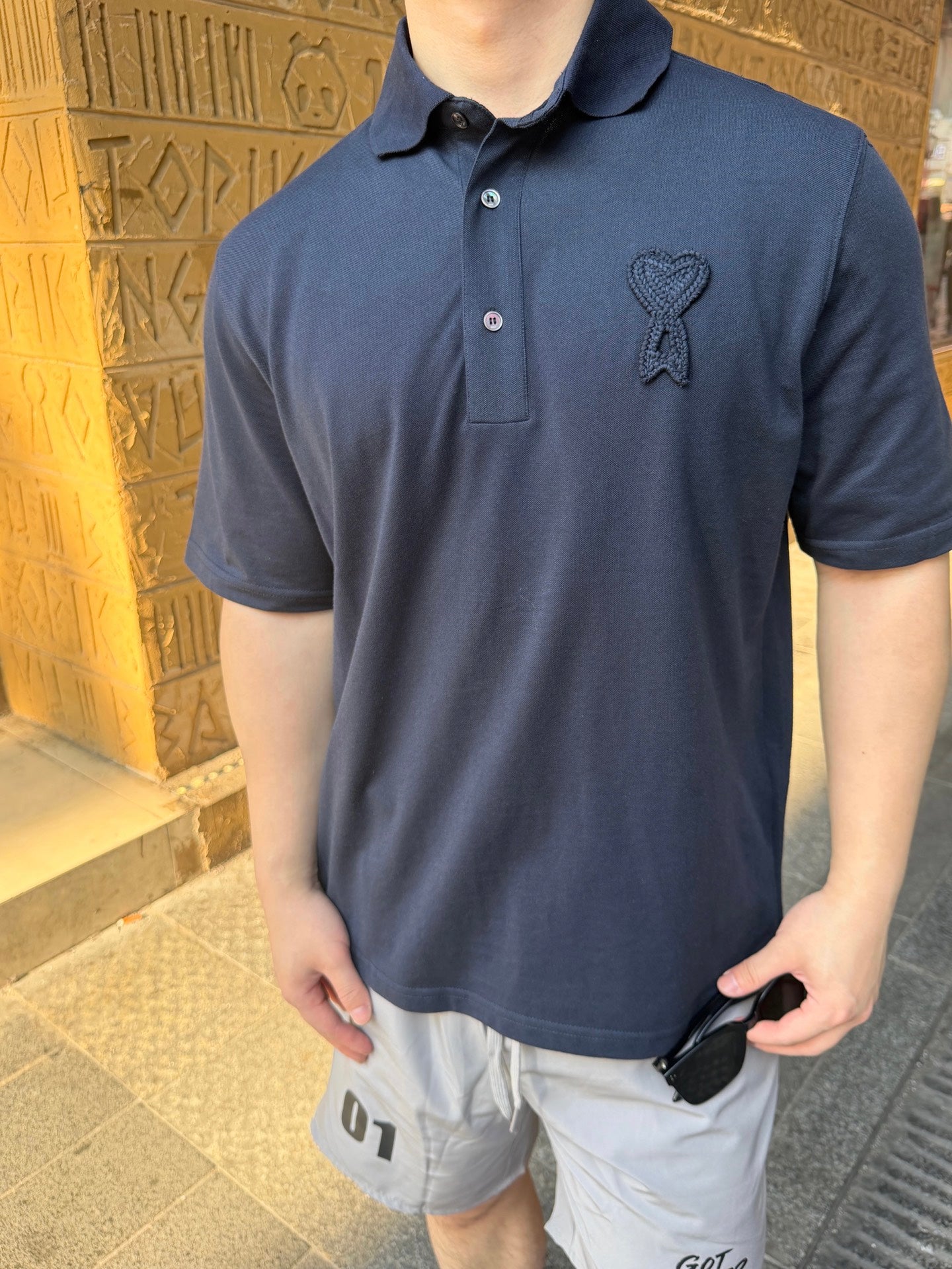 2026 New GS  Crocheted Heart Polo Shirt (CC959-A45)