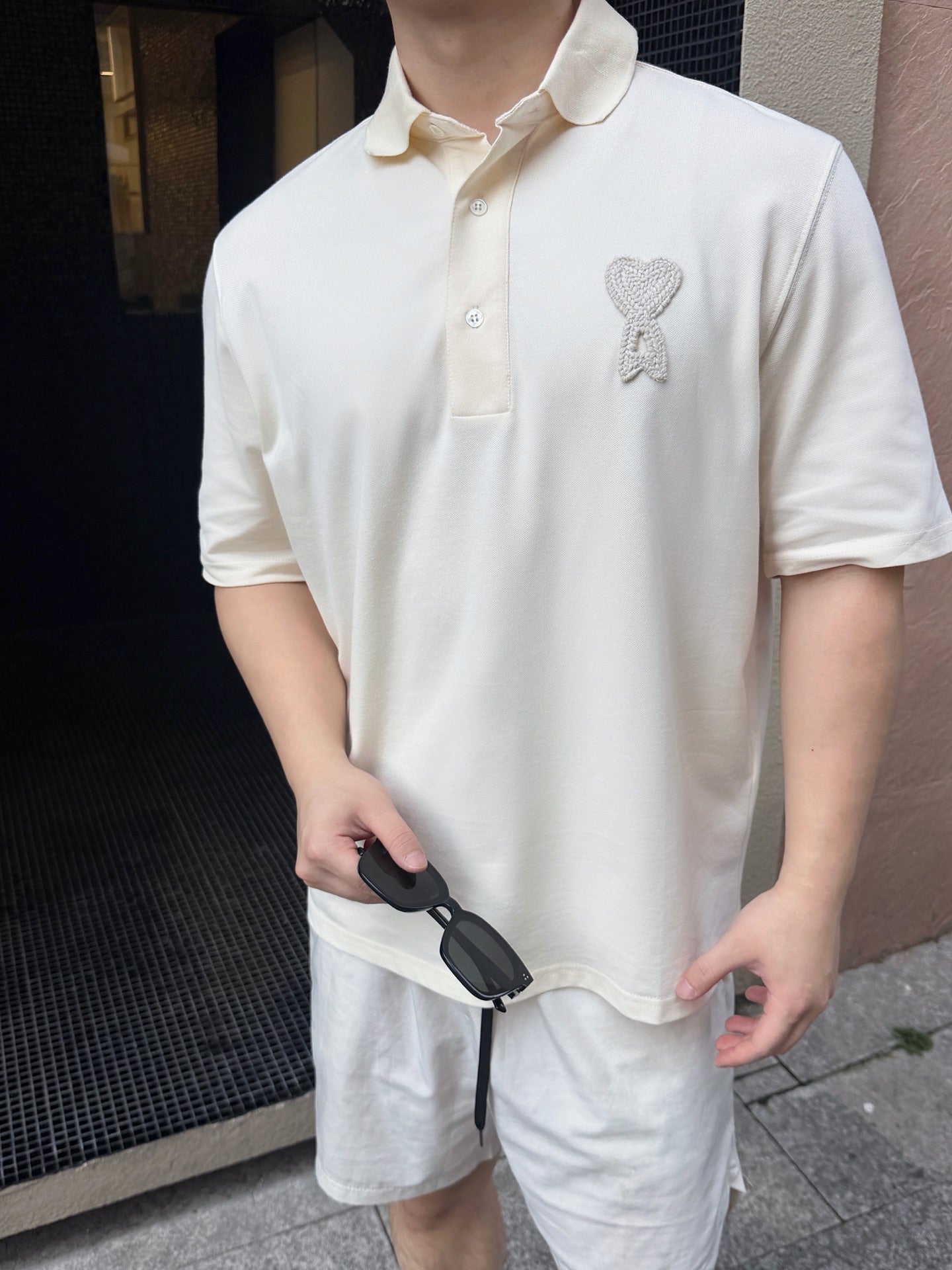 2026 New GS  Crocheted Heart Polo Shirt (CC959-A45)