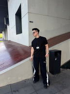 2026 New GS Embroidered Logo Trousers (BB811-B45)