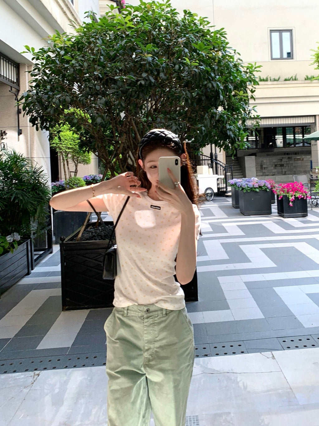 2026 Women’s GS Floral Short-Sleeved T-Shirt (FF745)