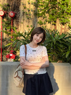 2026 Women’s GS Floral Short-Sleeved T-Shirt (FF745)