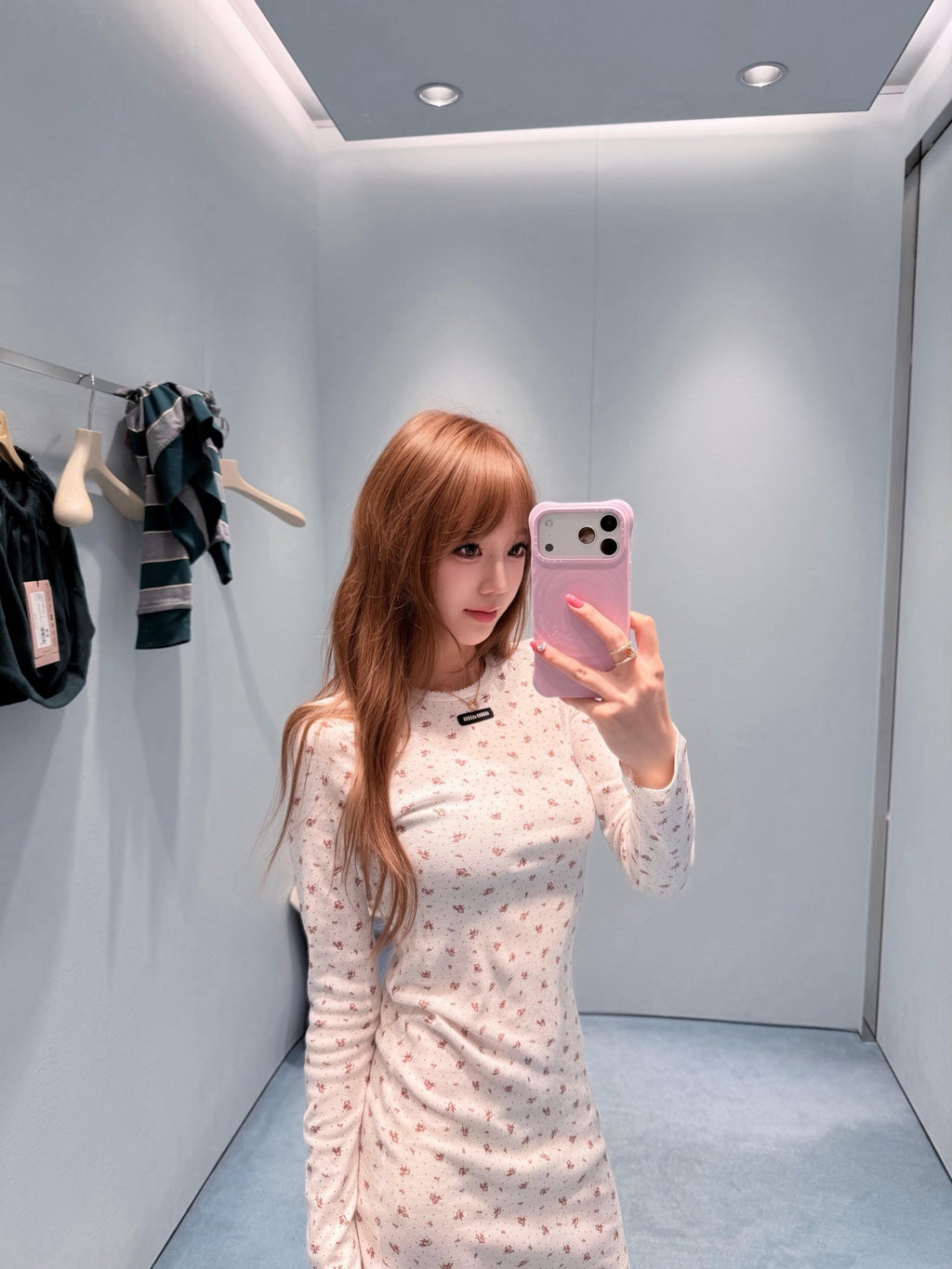 2026 Women’s GS Floral Long-Sleeved Dress (FF746)