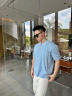 2026 New GS All-Over Print Mesh Polo Shirt (AA601-A90)