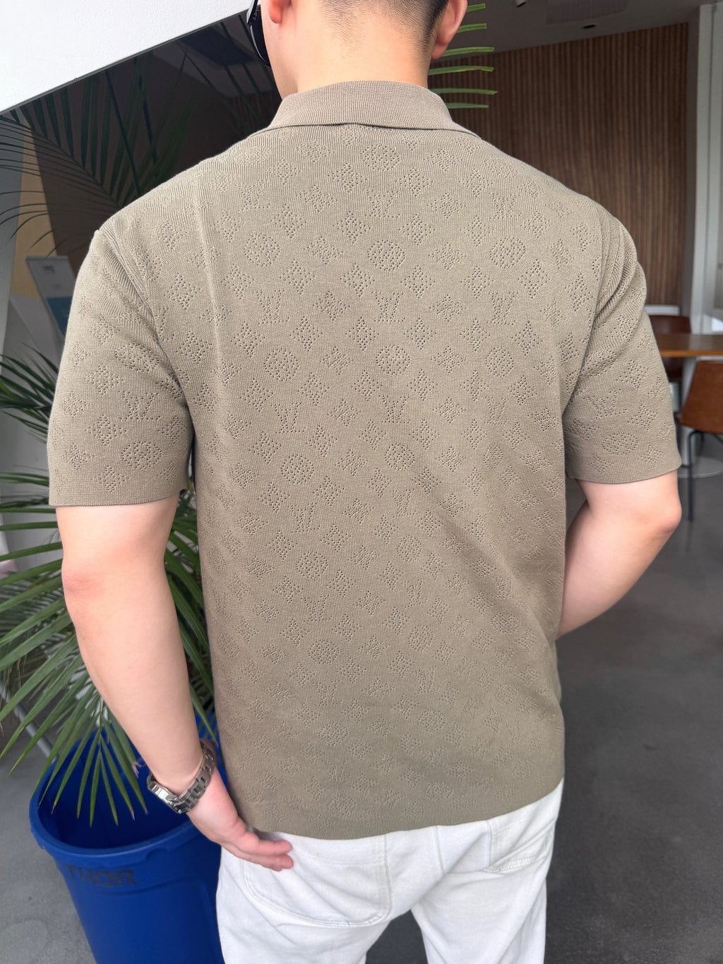 2026 New GS All-Over Print Mesh Polo Shirt (AA601-A90)