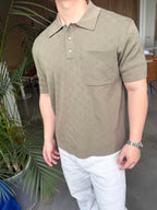 2026 New GS All-Over Print Mesh Polo Shirt (AA601-A90)