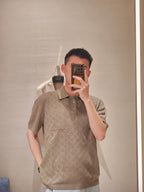 2026 New GS All-Over Print Mesh Polo Shirt (AA601-A90)