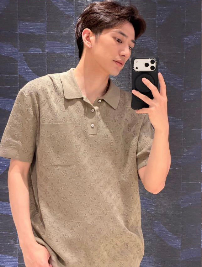 2026 New GS All-Over Print Mesh Polo Shirt (AA601-A90)