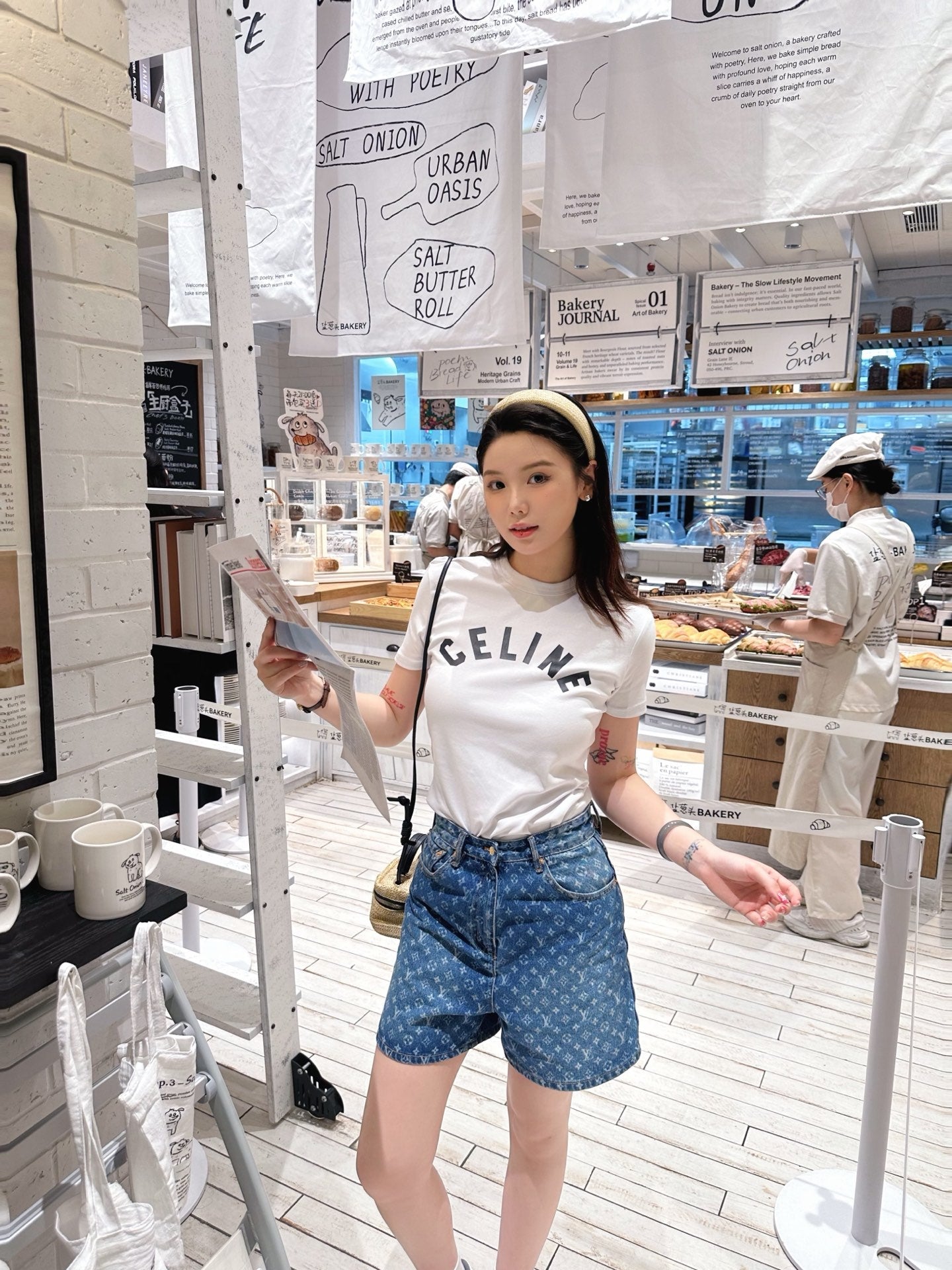 2026 Women’s GS -marked printed short-sleeved top (DD133)