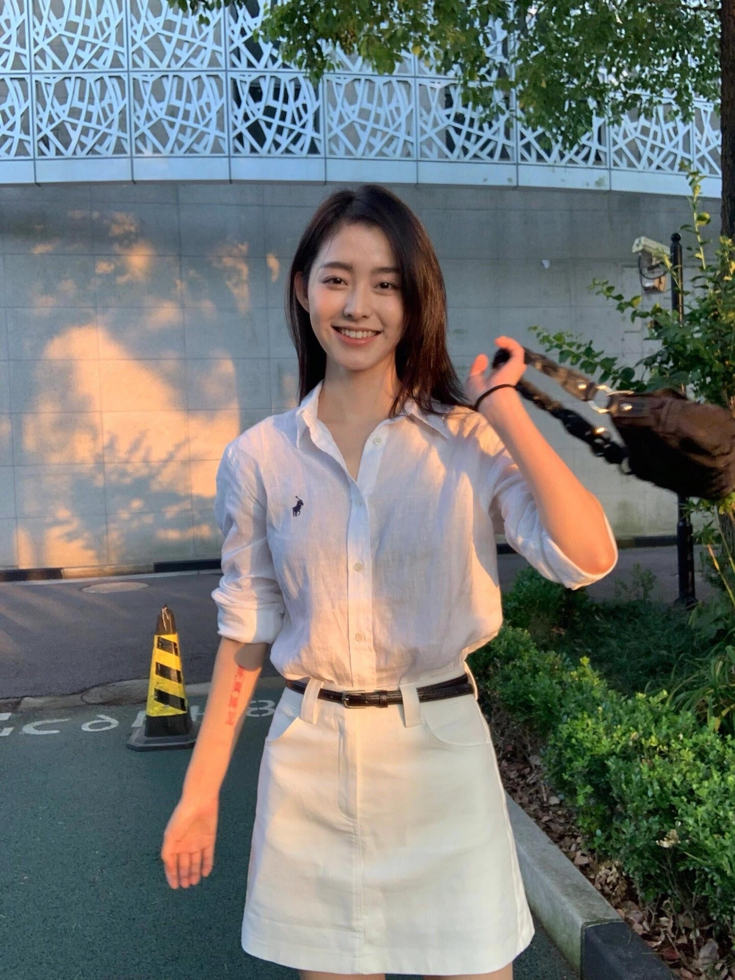 2026 Women’s GS Embroidered Linen Shirt (FF736)