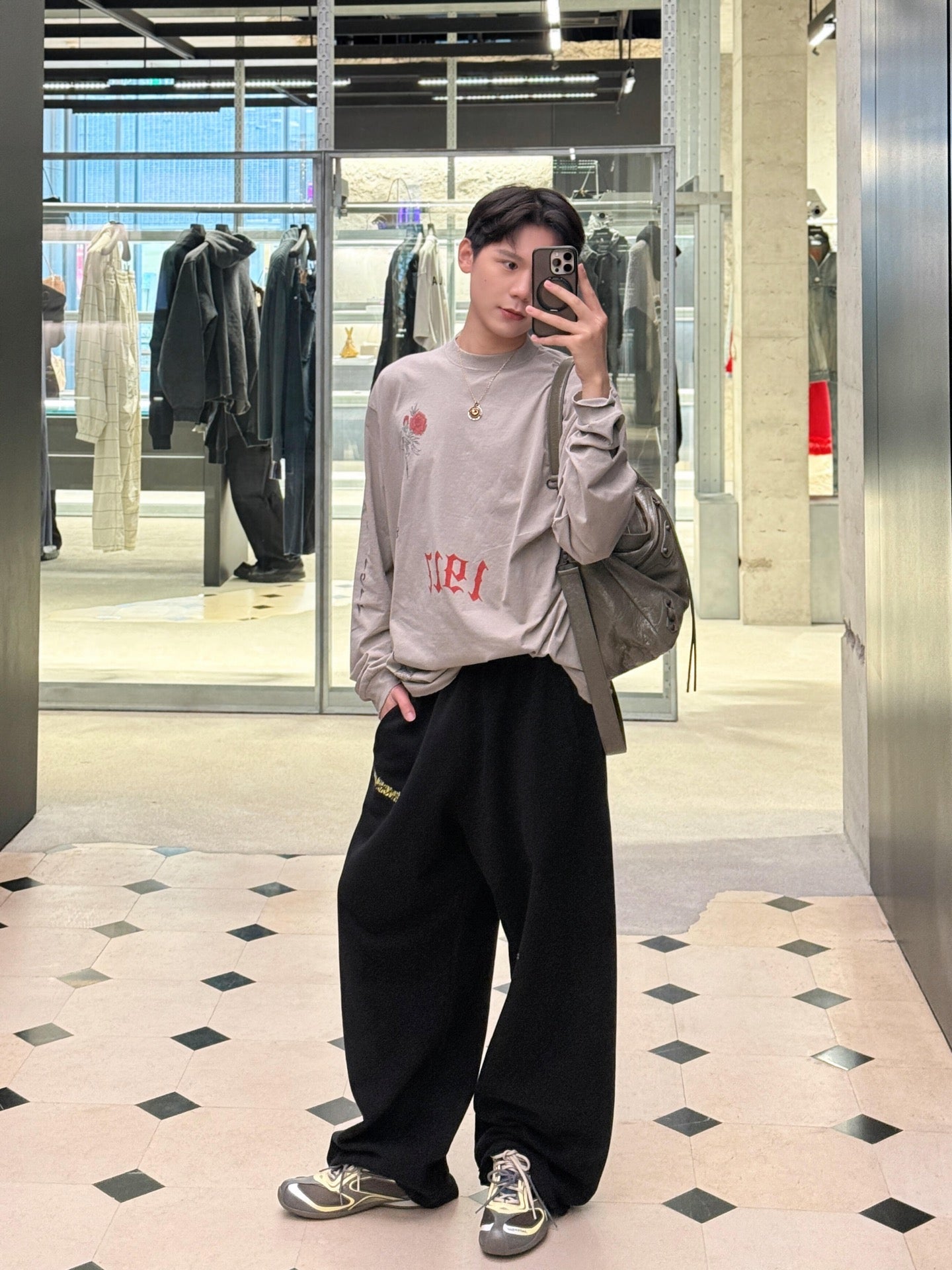 2026 New GS Tape Graffiti Trousers (CC973-B25)