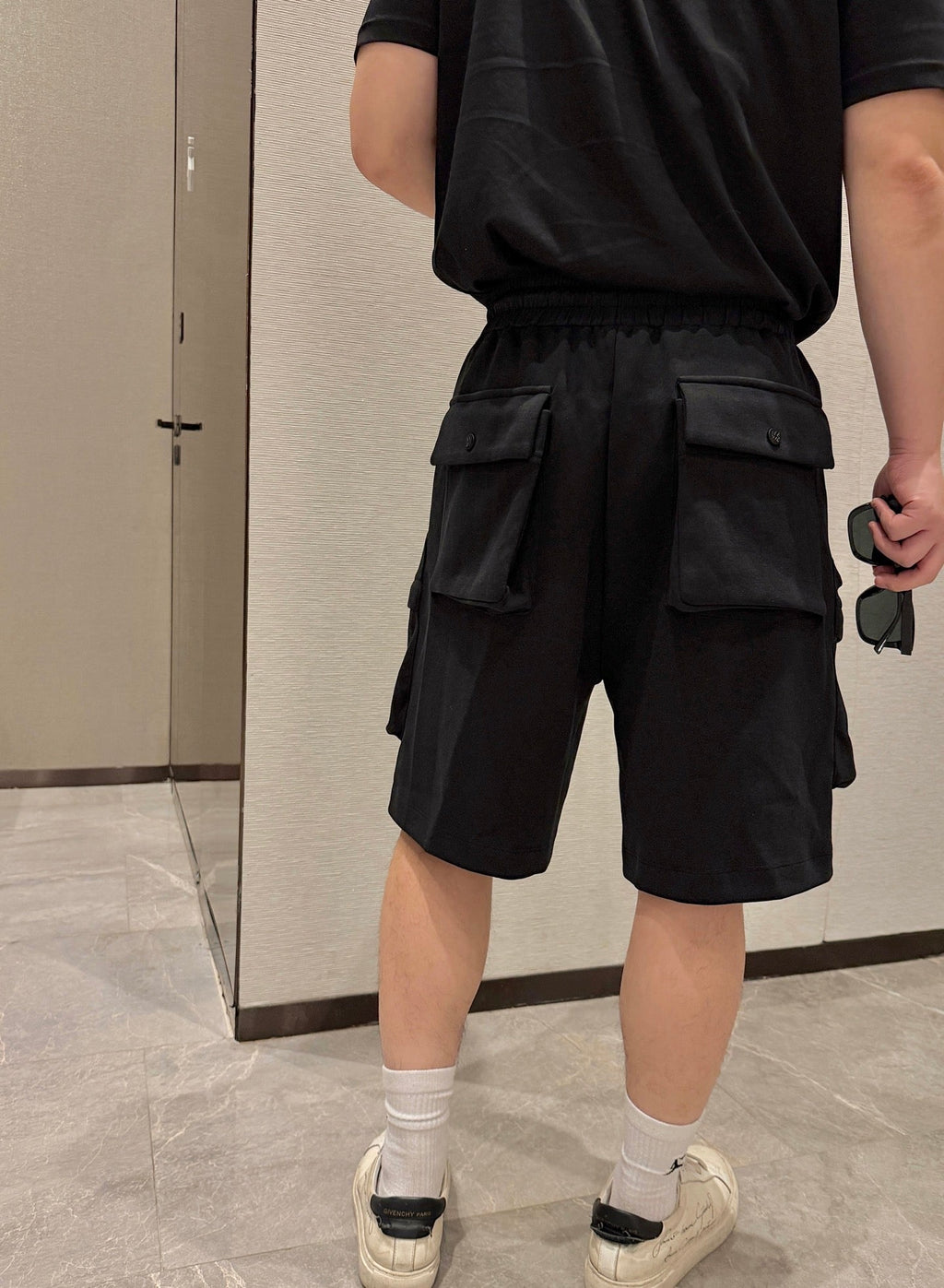 2026 New GS Logo Print Shorts (BB827-A90)