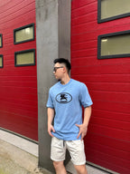2026 New GS Checked Rider Emblem Short-Sleeved T-Shirt (AA599-A15)