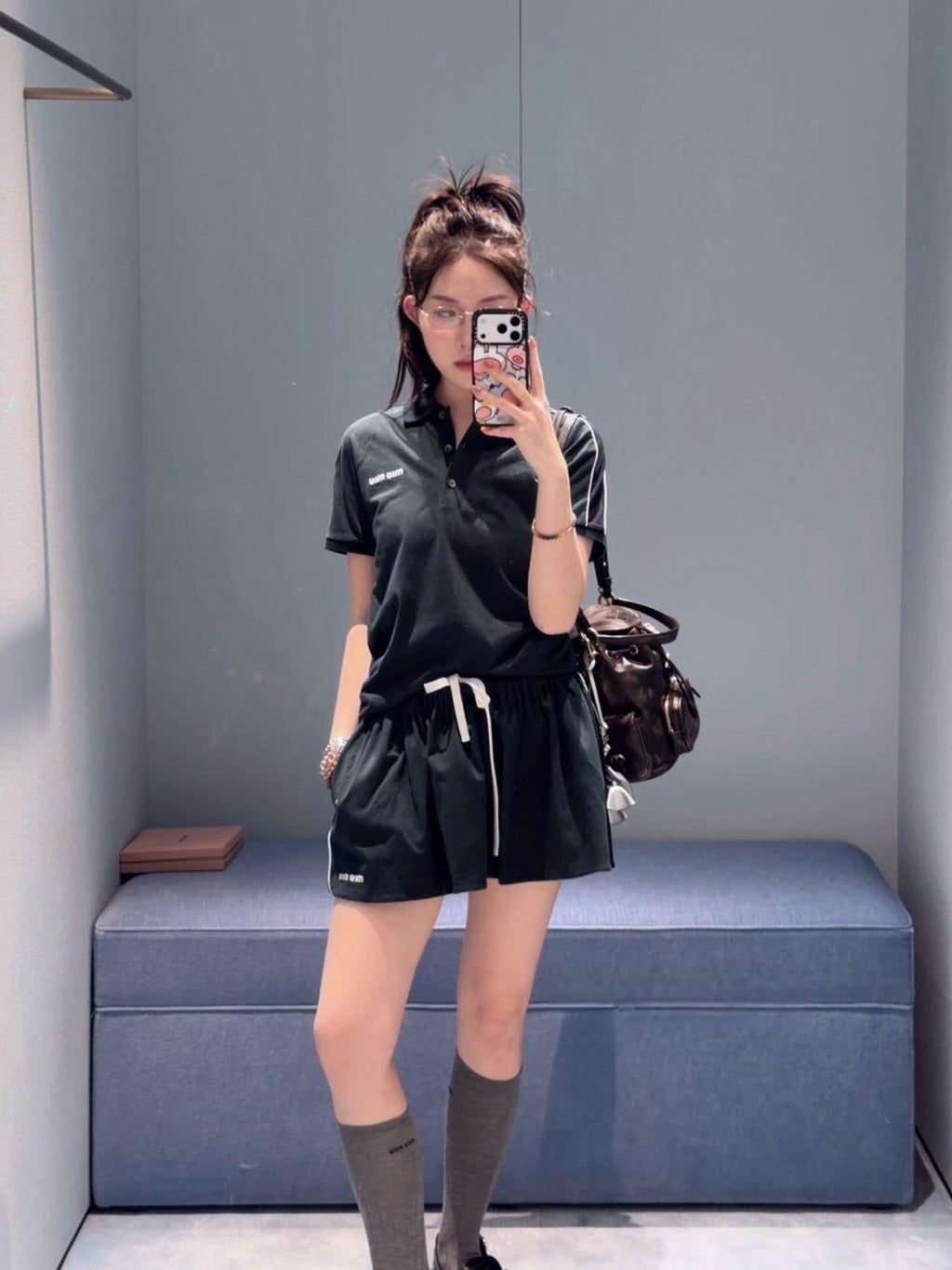 2026 Women’s GS Logo Embroidered Skirt (FF703)