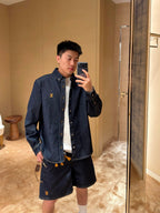 2026 New GS Logo Denim Shorts (BB850-A65)