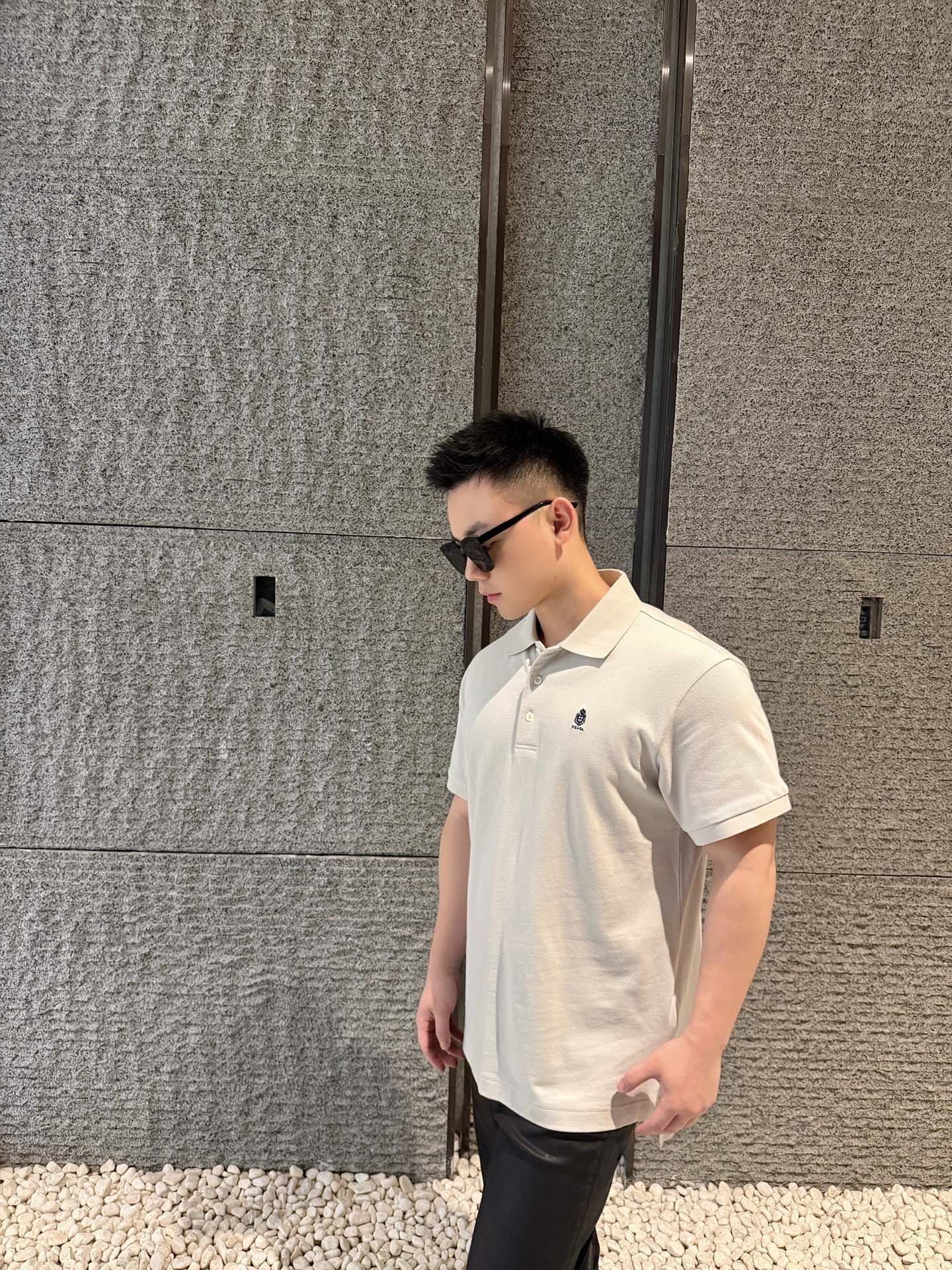 2026 New GS Embroidered Logo Polo Shirt (BB852-A40)