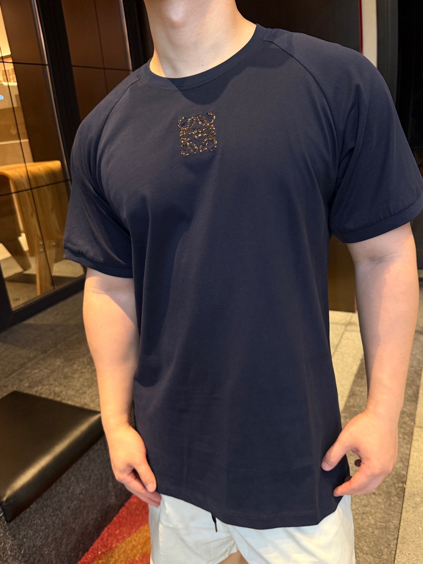 2026 New GS Mosaic Embroidered Short-Sleeved Top (AA627-A15)