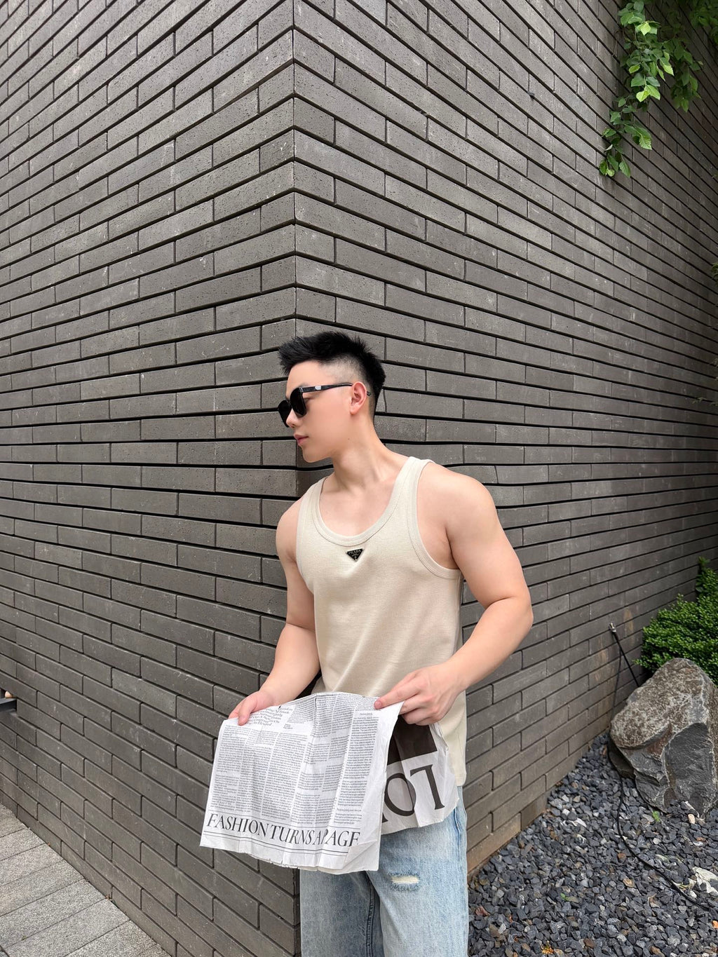 2026 New GS Triangular Logo Vest (CC990-A15)