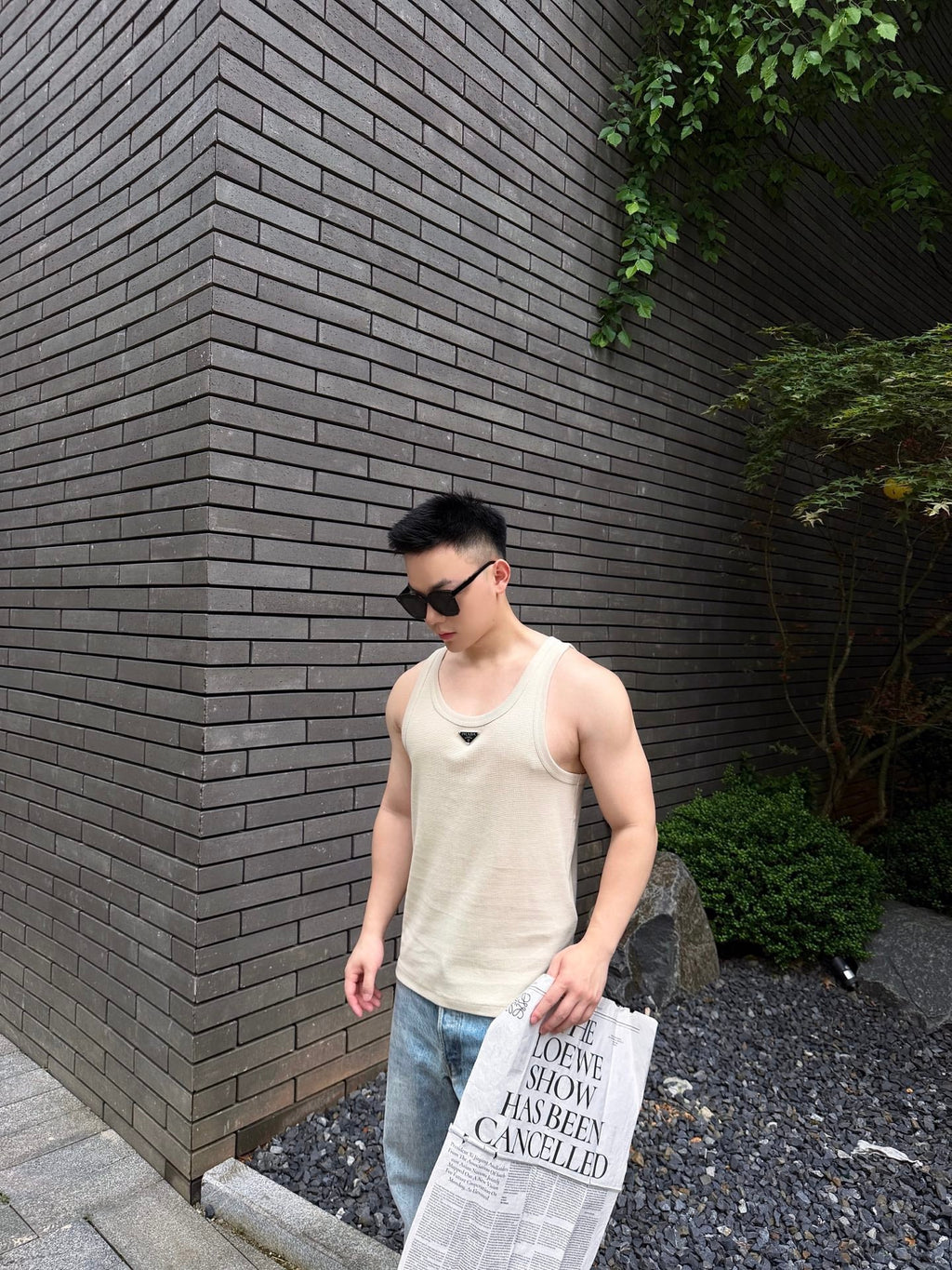 2026 New GS Triangular Logo Vest (CC990-A15)