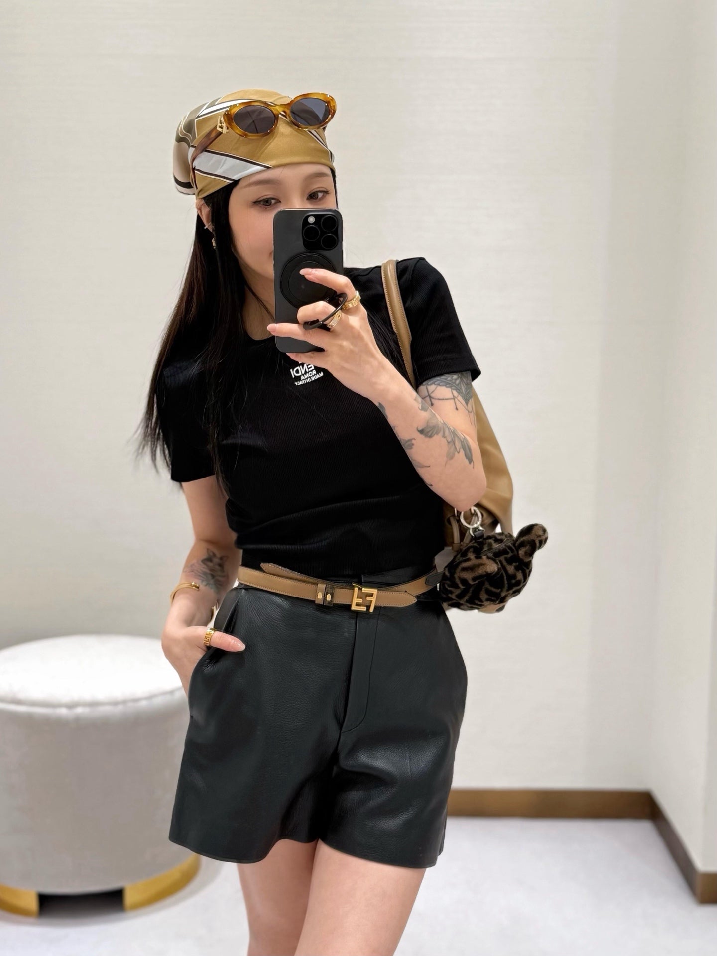 2026 Women’s GS Embroidered Short-Sleeved Top (EE424)