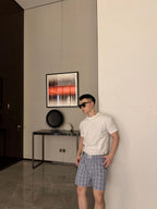 2026 New GS Embroidered Linen Shorts (CC970-A35)